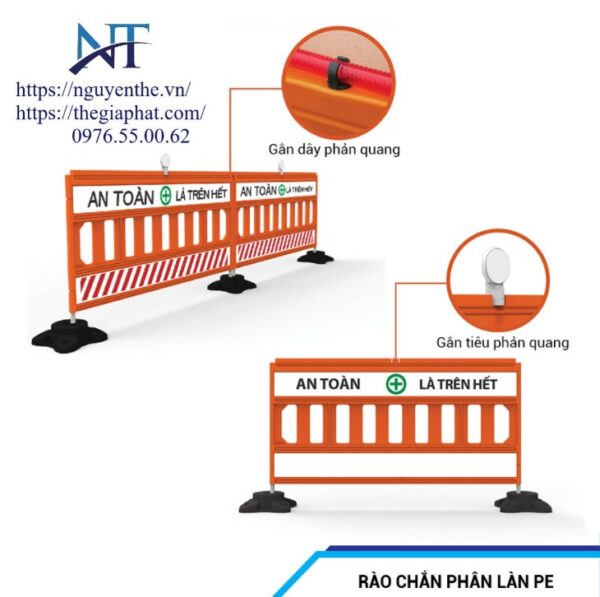 Rào chắn phân làn Pe (2)