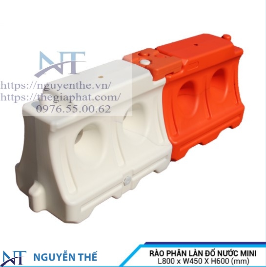 Rào phân làn đổ nước mini